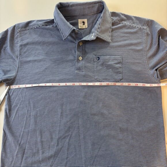 Men's Duck Head Polo striped XL shirt Golf Chapman Active - Picture 4 of 6